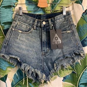UNIF Denim shorts size 26